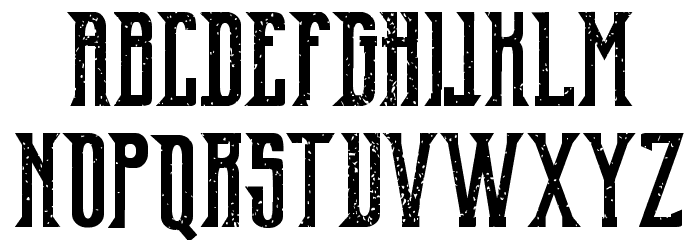 Old Excalibur Demo Grunge Font OTHER CHARS