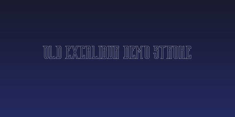 Old Excalibur Demo Stroke Social Header