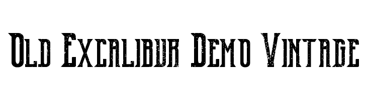 Old Excalibur Demo Vintage  font caratteri gratis