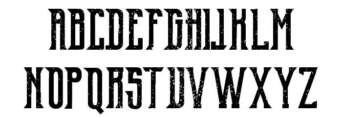 Old Excalibur Demo Vintage Font LOWERCASE