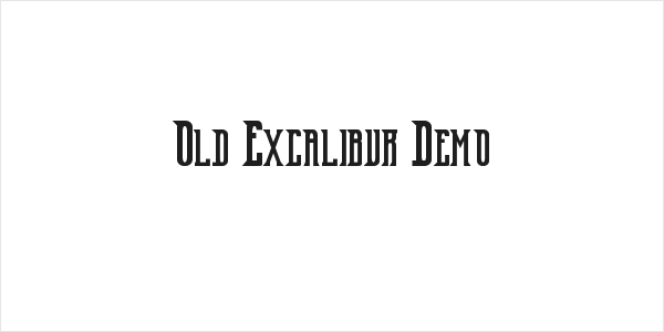 Old Excalibur Demo Logo