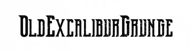 Old Excalibur Grunge  Fuentes Gratis Descargar