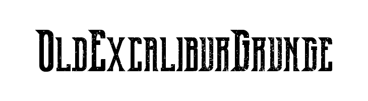 Old Excalibur Grunge  les polices de caractères gratuit tlcharger