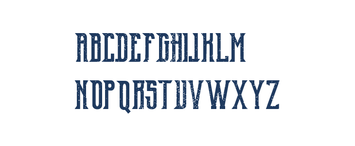 Old Excalibur Grunge Lowercase