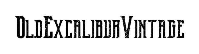 Old Excalibur Vintage  font caratteri gratis