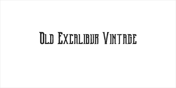 Old Excalibur Vintage Logo