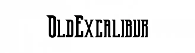 Old Excalibur  Frei Schriftart Herunterladen