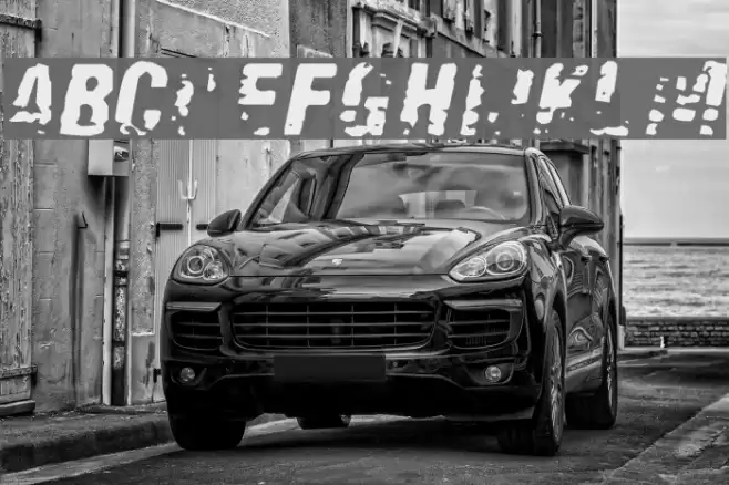 Old Fax フォント examples