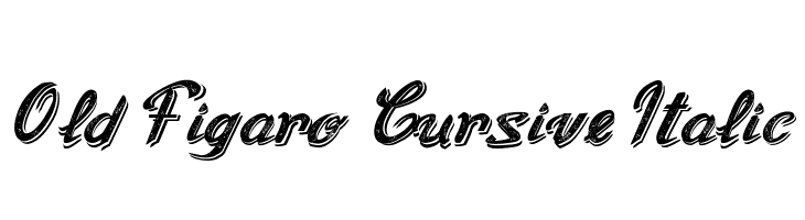 Old Figaro Cursive Italic  免费字体下载