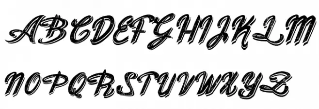 Old Figaro Cursive Italic Шрифта ВЕРХНИЙ