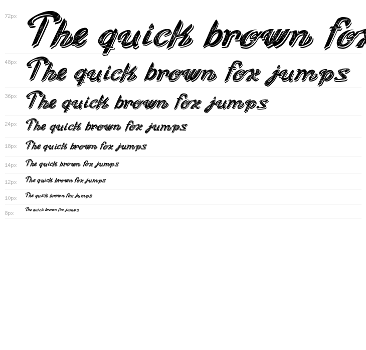 Old Figaro Cursive Italic Waterfall