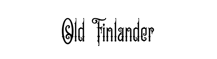 Old Finlander  フリーフォントのダウンロード