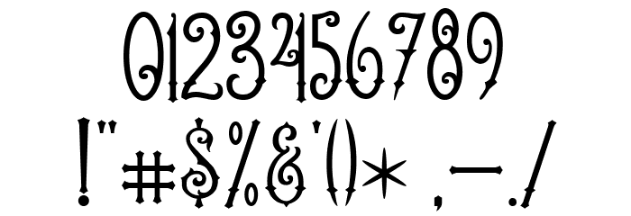 Old Finlander Font OTHER CHARS