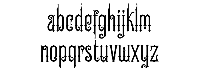 Old Finlander Font LOWERCASE