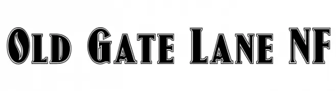 Old Gate Lane NF  免费字体下载