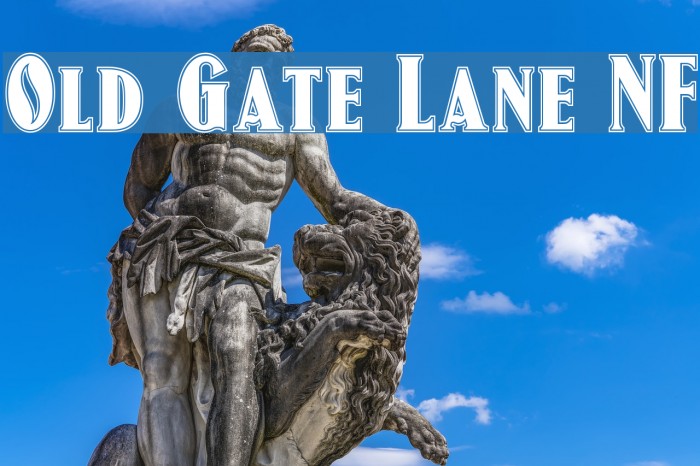 Old Gate Lane NF Font examples