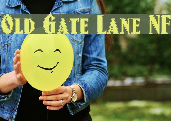 Old Gate Lane NF Font examples