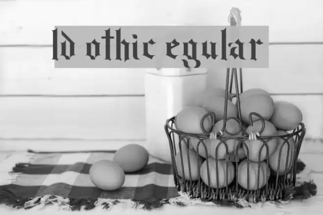 Old Gothic Regular Font examples