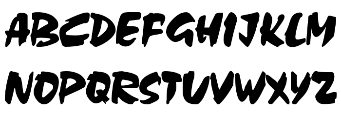 Old Hero Font LOWERCASE