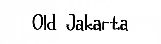 Old Jakarta  Frei Schriftart Herunterladen