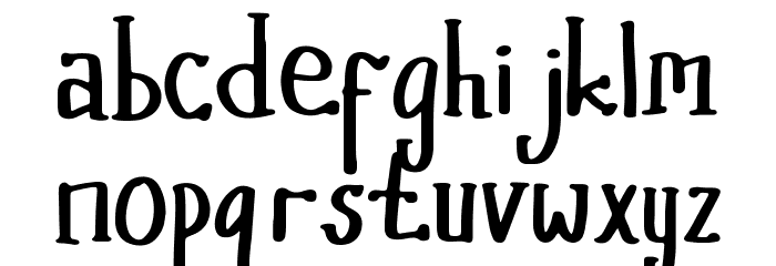Old Jakarta Font LOWERCASE