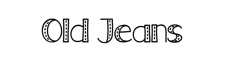 Old Jeans Font - FFonts.net