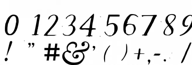 Old Klarheit Regular Font OTHER CHARS