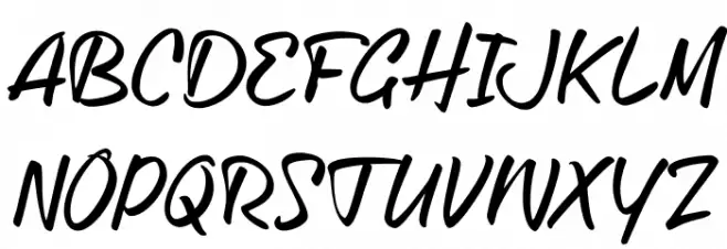 Old Letterhand TRIAL Шрифта ВЕРХНИЙ