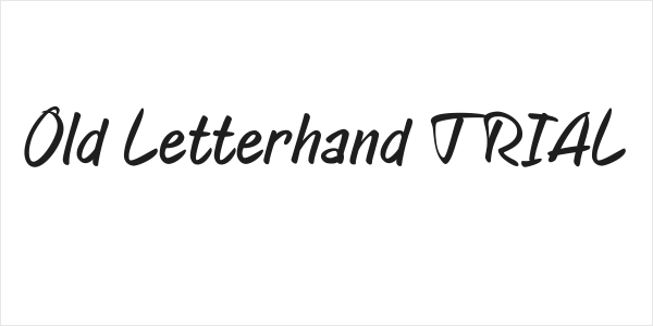 Old Letterhand TRIAL Logo