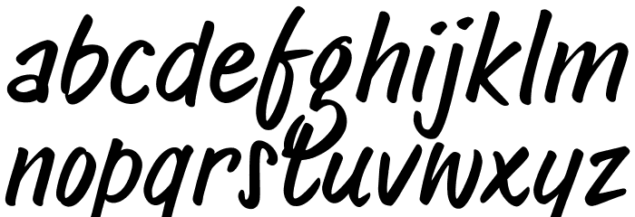 Old Letterhand TRIAL Font LOWERCASE