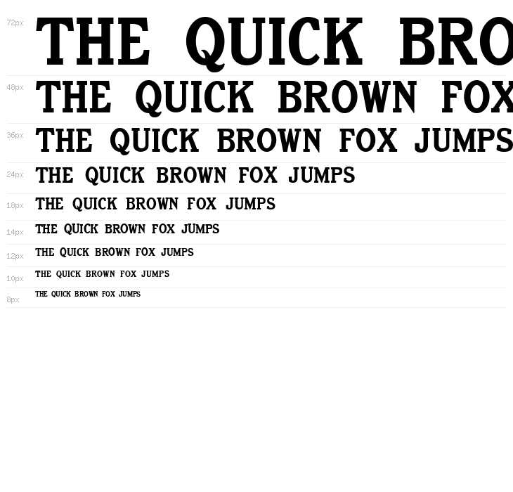 Old Letterpress TypeRegular Waterfall