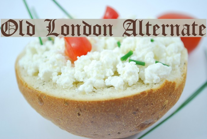 Old London Alternate Font examples