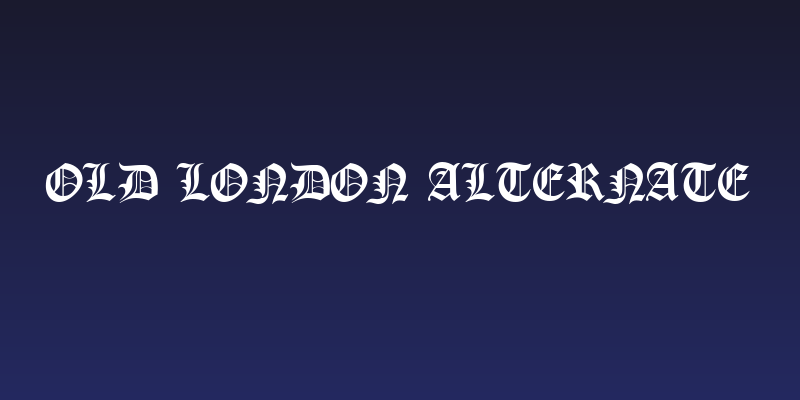 Old London Alternate Social Header