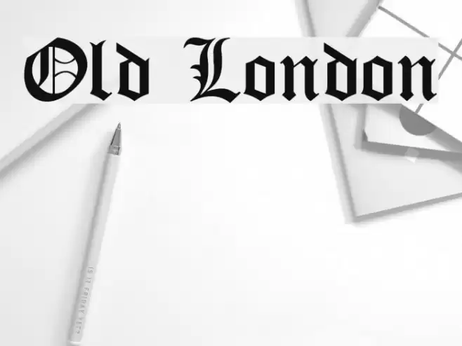 Old London フォント examples
