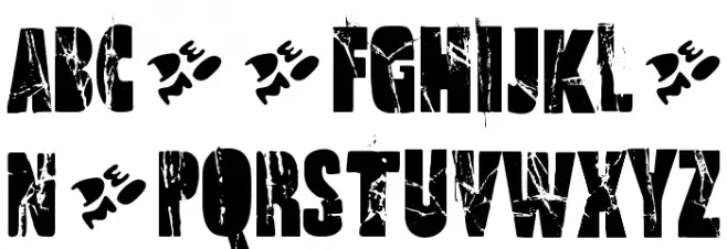 Old Note Demo Bold Schriftart Groß