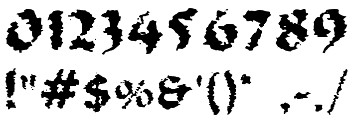 Old Oak Font OTHER CHARS