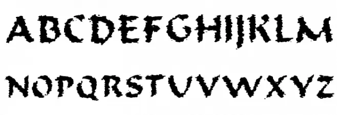 Old Oak Schriftart Groß