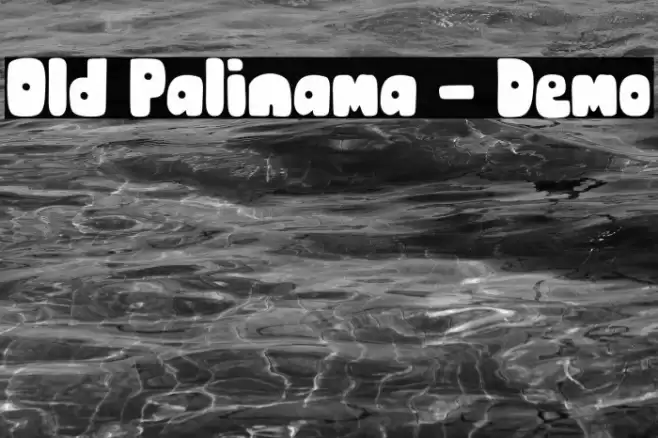 Old Palinama - Demo Schriftart examples