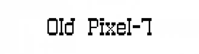 Old Pixel-7  Скачать бесплатные шрифты