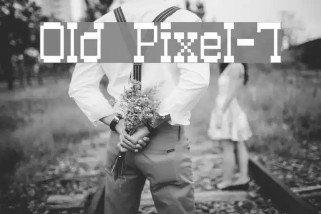 Old Pixel-7 Шрифта examples