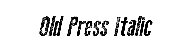 Old Press Italic  baixar fontes gratis