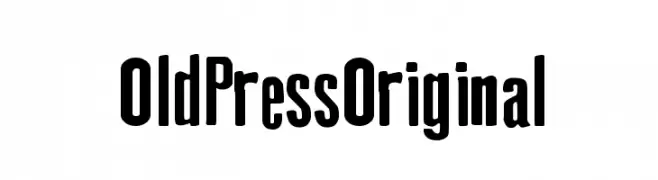 Old Press Original  Fuentes Gratis Descargar