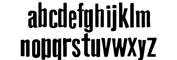 Old Press Original Font LOWERCASE