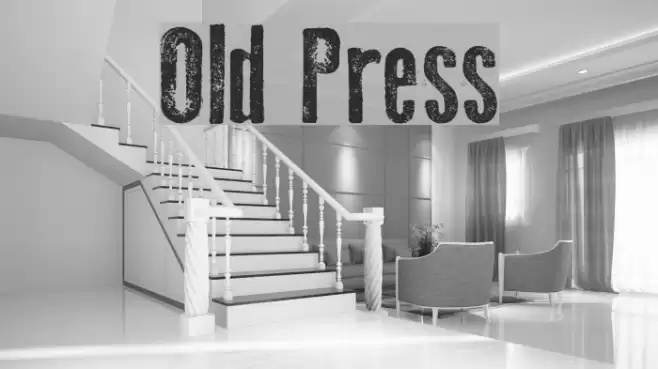Old Press Font examples