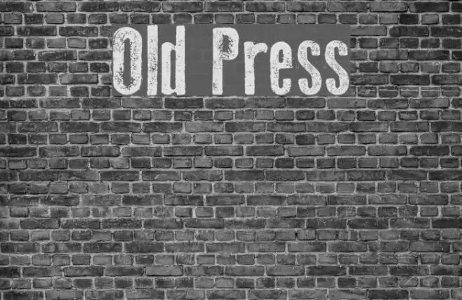 Old Press Font examples