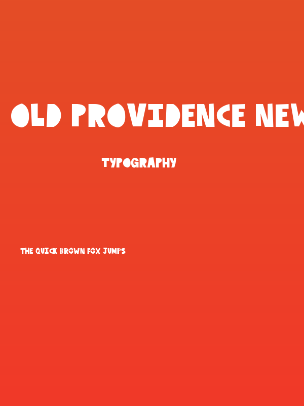 Old Providence New Roots Poster