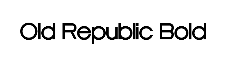 Old Republic Bold  font caratteri gratis