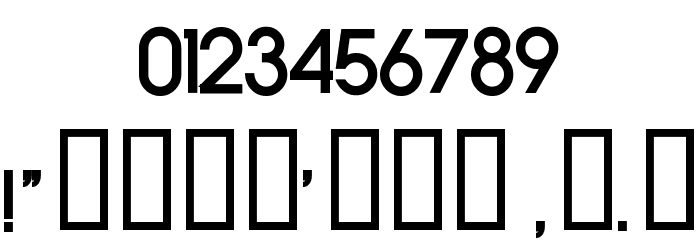 Old Republic Bold Font Alte caractere