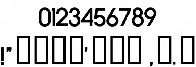 Old Republic Bold Font Alte caractere