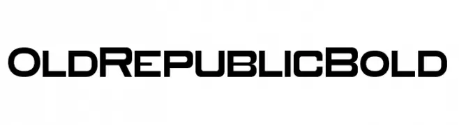 Old Republic Bold  les polices de caractères gratuit tlcharger
